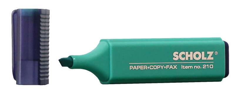 Маркер SCHOLZ текстовий (210SCH), бірюзовий